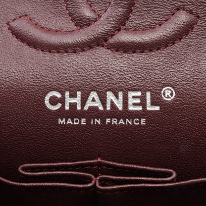 マトラッセ Wフラップ Wチェーンショルダーバッグ ラムスキン ブラック シルバー金具 シャネル バッグ CHANEL