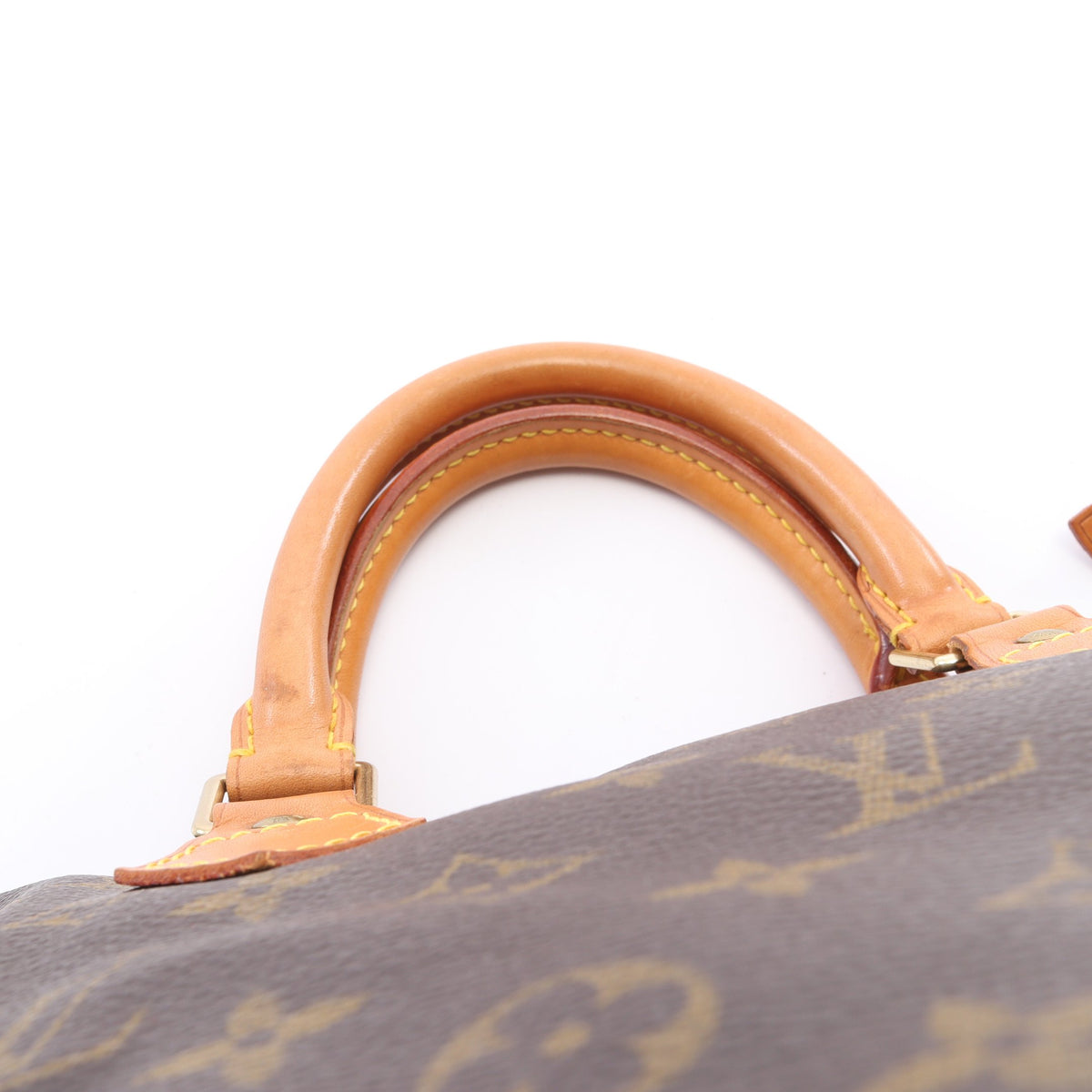 スピーディ40 モノグラム ハンドバッグ PVC レザー ブラウン ルイヴィトン バッグ LOUIS VUITTON
