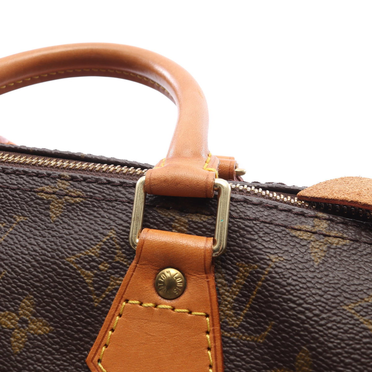 スピーディ40 モノグラム ハンドバッグ PVC レザー ブラウン ルイヴィトン バッグ LOUIS VUITTON