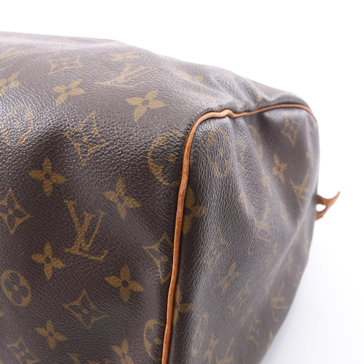 スピーディ40 モノグラム ハンドバッグ PVC レザー ブラウン ルイヴィトン バッグ LOUIS VUITTON