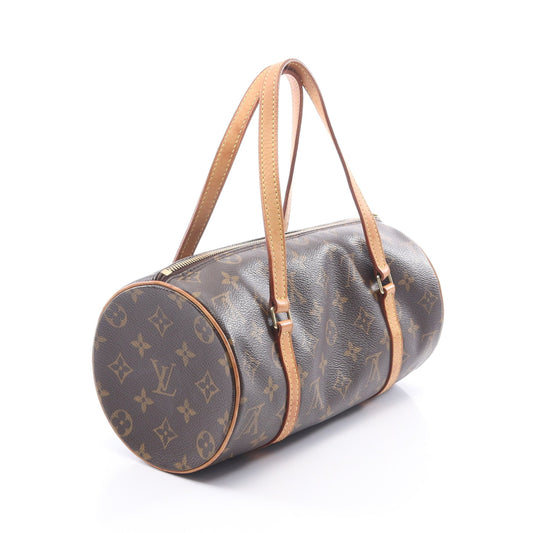 パピヨン26 モノグラム ハンドバッグ PVC レザー ブラウン ルイヴィトン バッグ LOUIS VUITTON