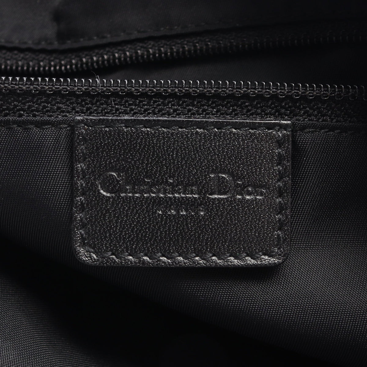 ストリートシック トロッター ワンショルダーバッグ キャンバス レザー ブラック グレー クリスチャンディオール バッグ Christian Dior