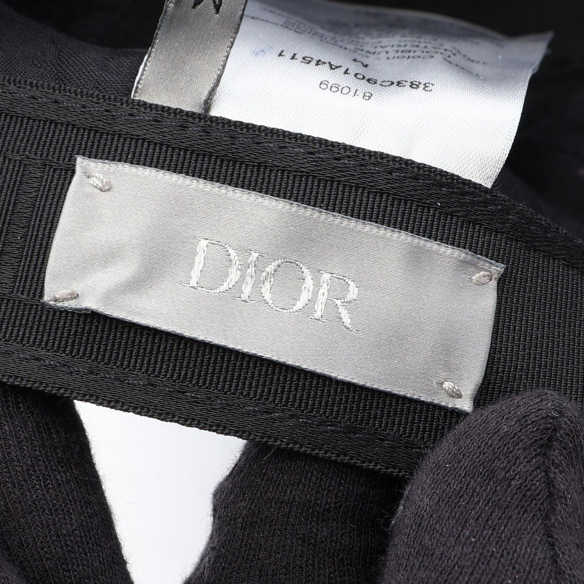 CDロゴ キャップ 帽子 コットン ブラック クリスチャンディオール 財布・小物 Christian Dior