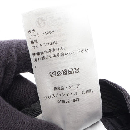 CDロゴ キャップ 帽子 コットン ブラック クリスチャンディオール 財布・小物 Christian Dior