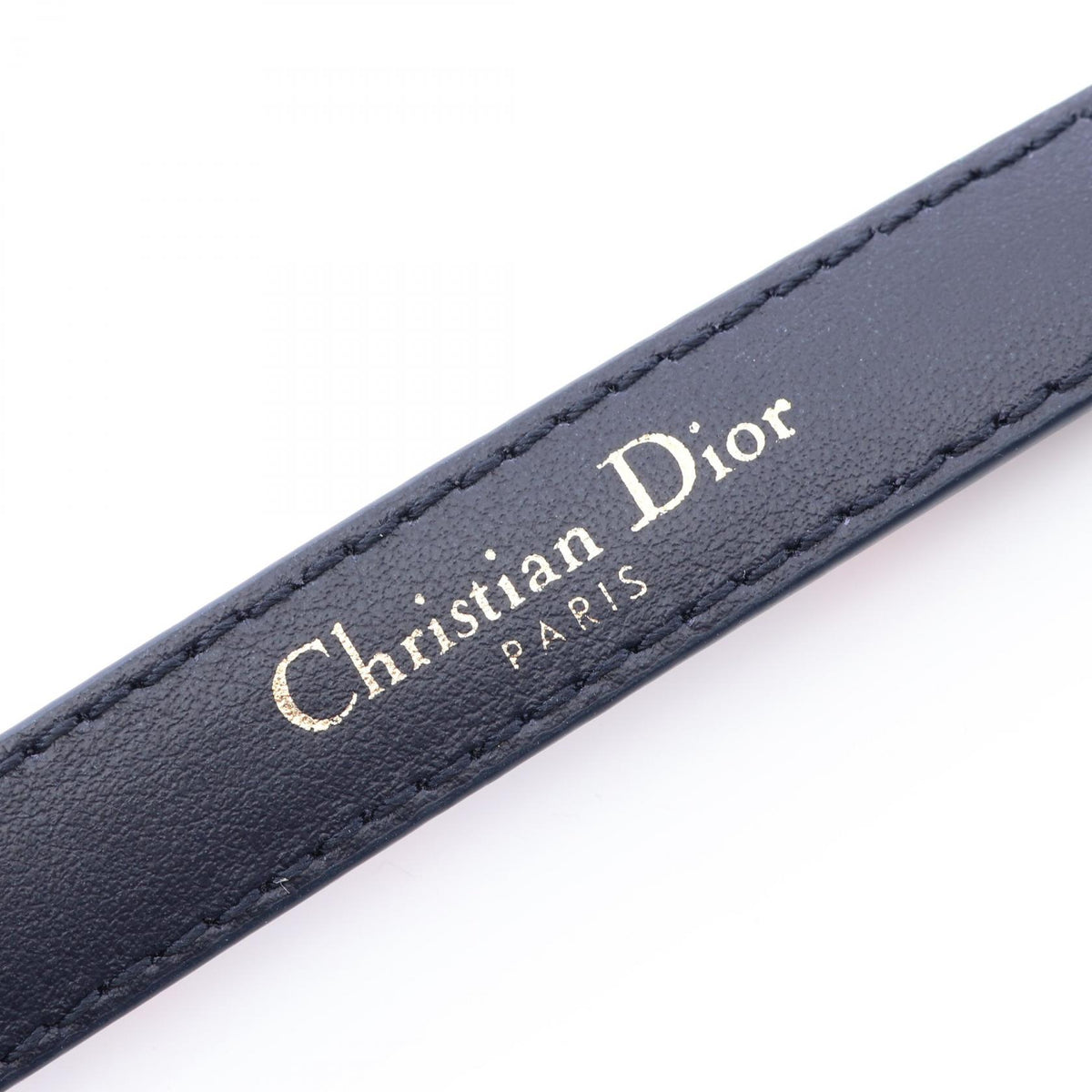 ロゴ ハート ミニ ベルト レザー ネイビー レッド クリスチャンディオール 財布・小物 Christian Dior