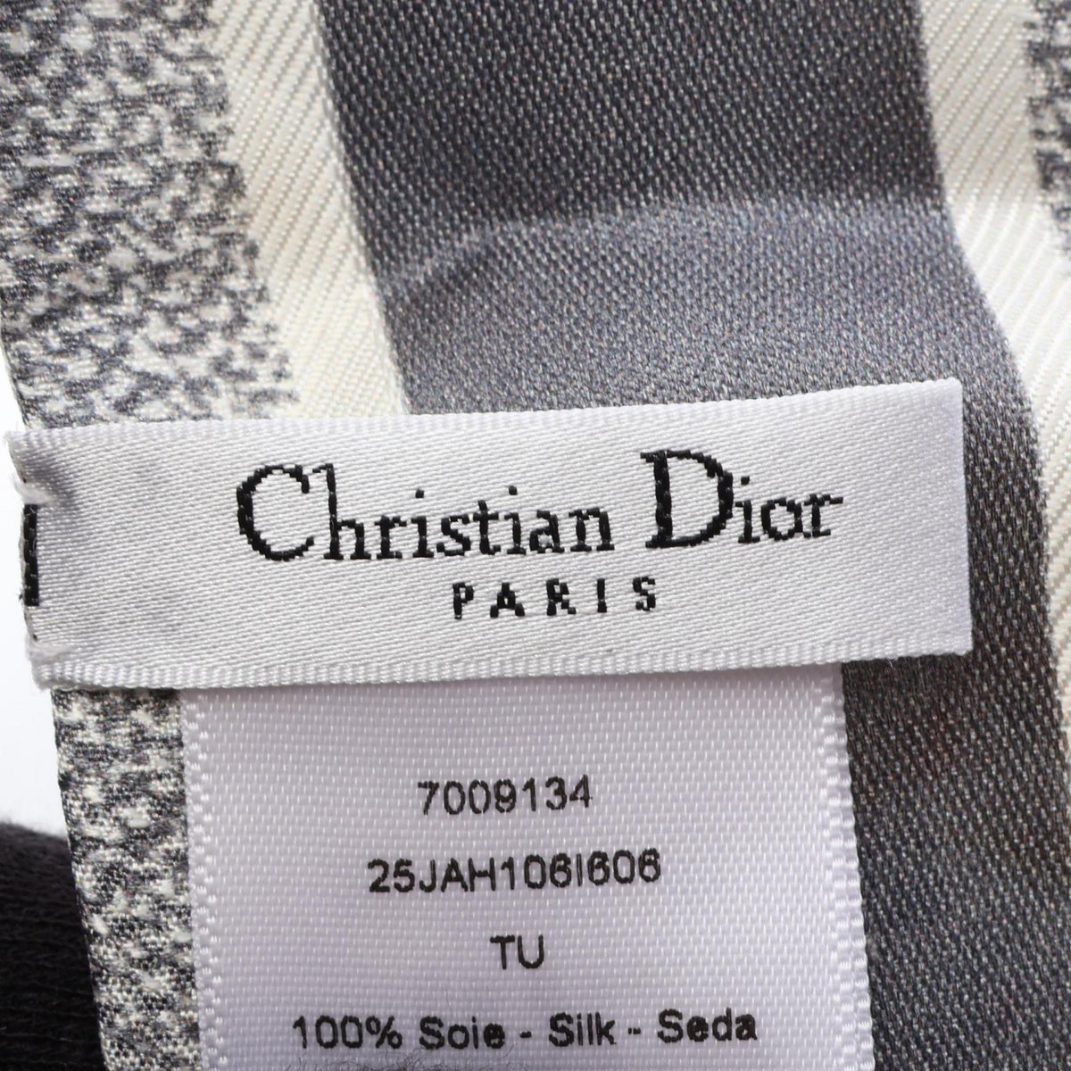 ミッツァ D-Floral スカーフ シルク ホワイト グレー マルチカラー クリスチャンディオール 財布・小物 Christian Dior