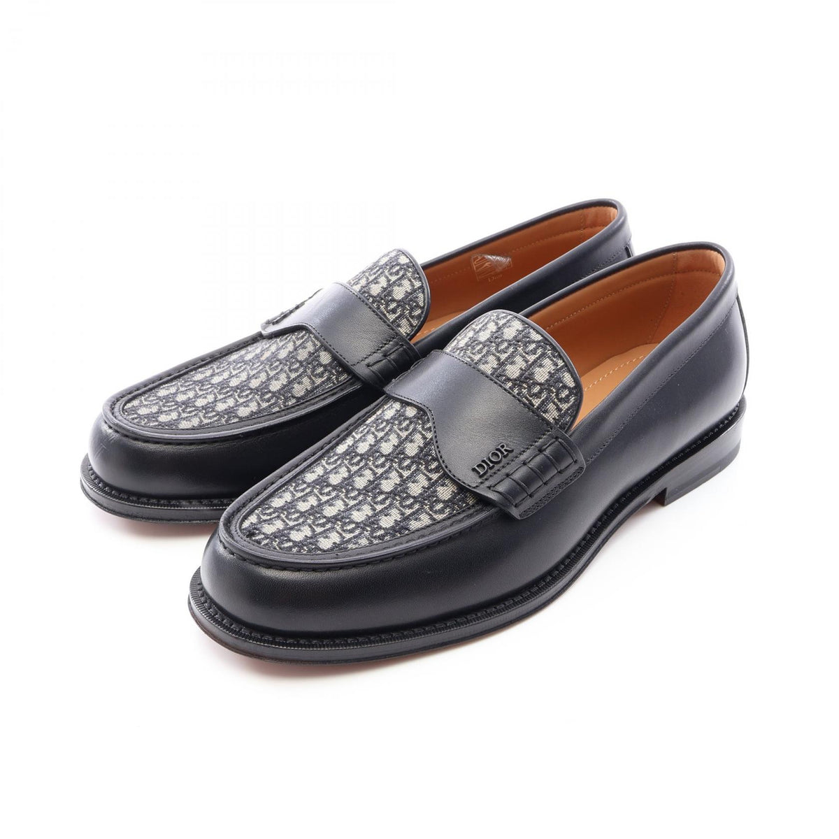 Dior Granville オブリーク ローファー レザー キャンバス ブラック ベージュ ネイビー ディオール シューズ DIOR
