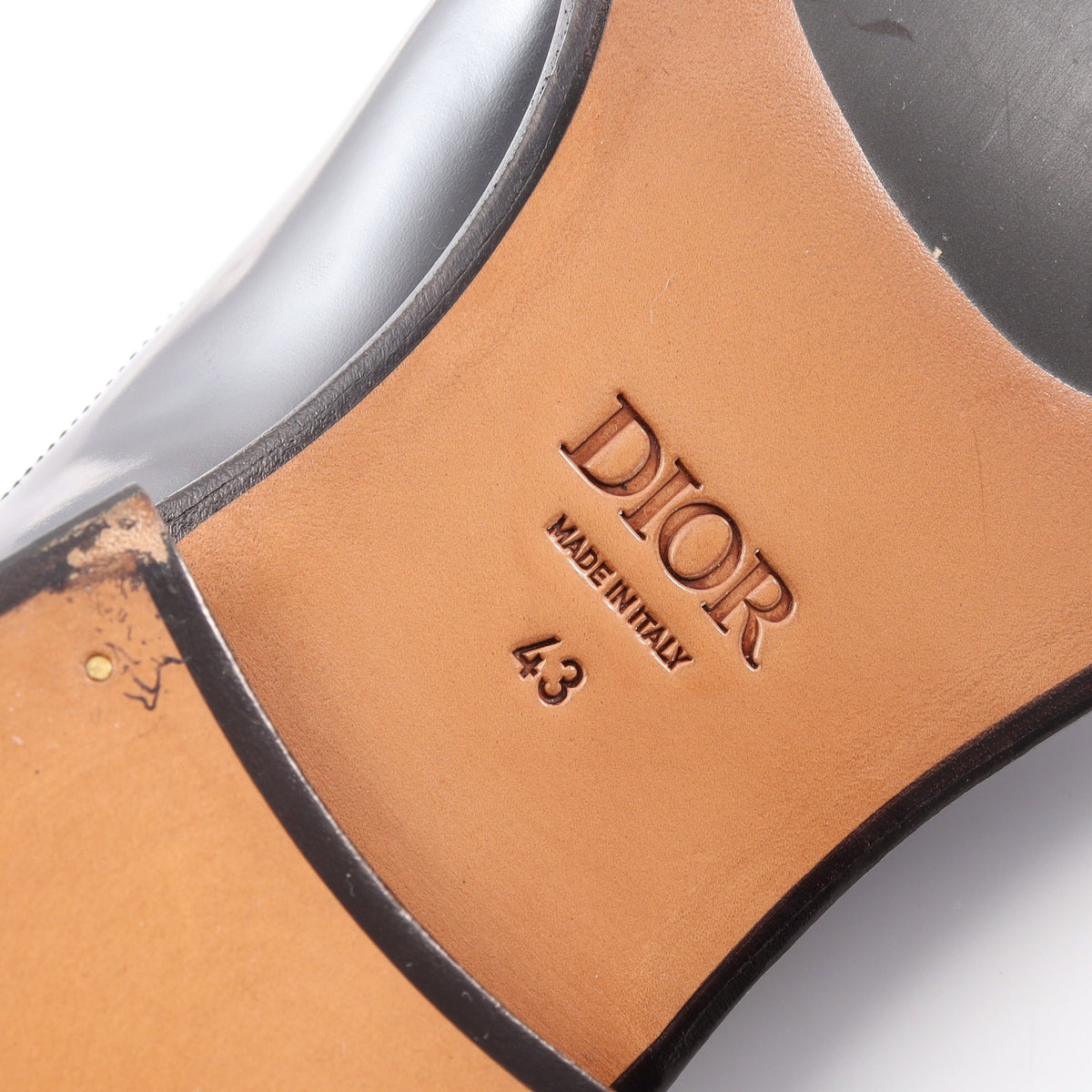 ディオール タイムレス ダービー オブリーク ドレスシューズ レザー ブラック ディオール シューズ DIOR
