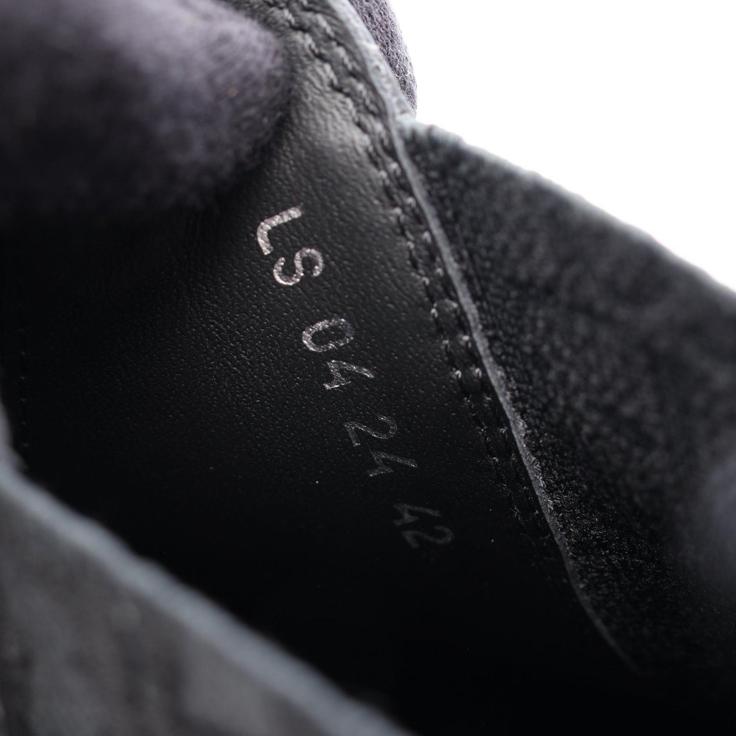 Dior Combat オブリーク ショート サイドゴアブーツ レザー ブラック ディオール シューズ DIOR