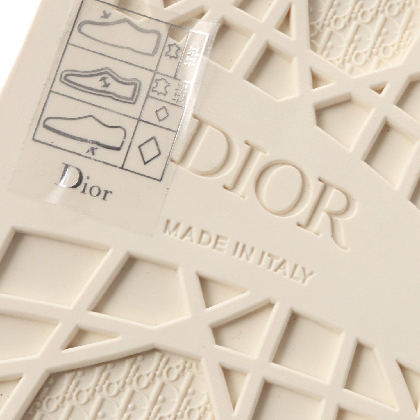 B33 オブリーク スニーカー ファブリック レザー ホワイト ライトグレー ディオール シューズ DIOR