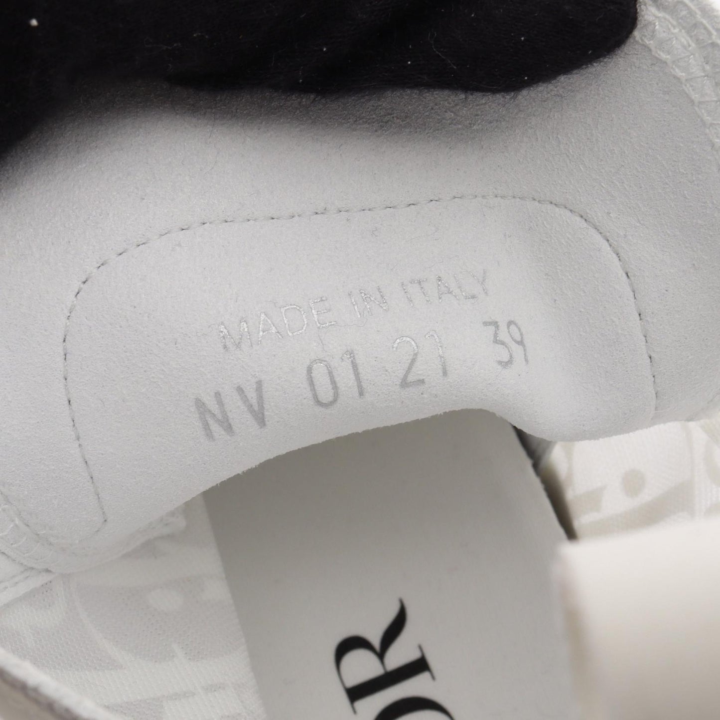 B23 HIGH オブリーク ハイカットスニーカー メッシュ ホワイト ディオール シューズ DIOR