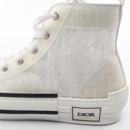 B23 HIGH オブリーク ハイカットスニーカー メッシュ ホワイト ディオール シューズ DIOR