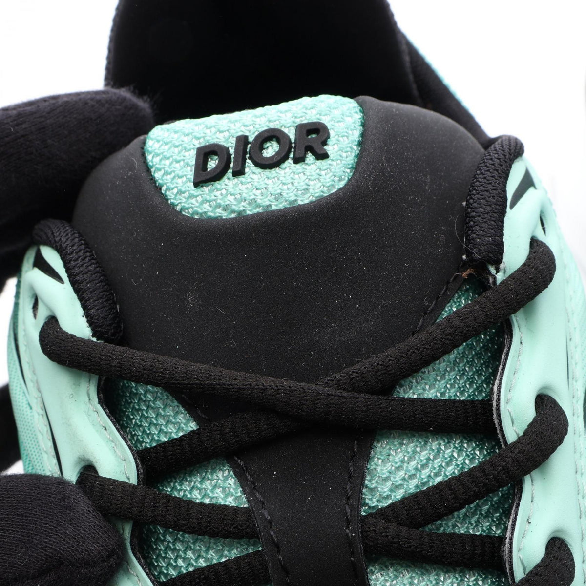 DIOR × LEWIS HAMILTON B44 スニーカー ファブリック エメラルドグリーン ブラック ディオール シューズ DIOR
