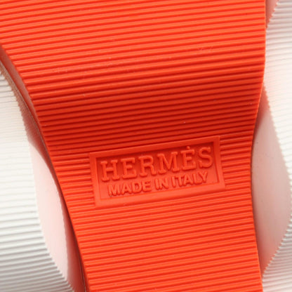 エクレール スリッポン スニーカー ニットファブリック ブラック オレンジ エルメス シューズ HERMES