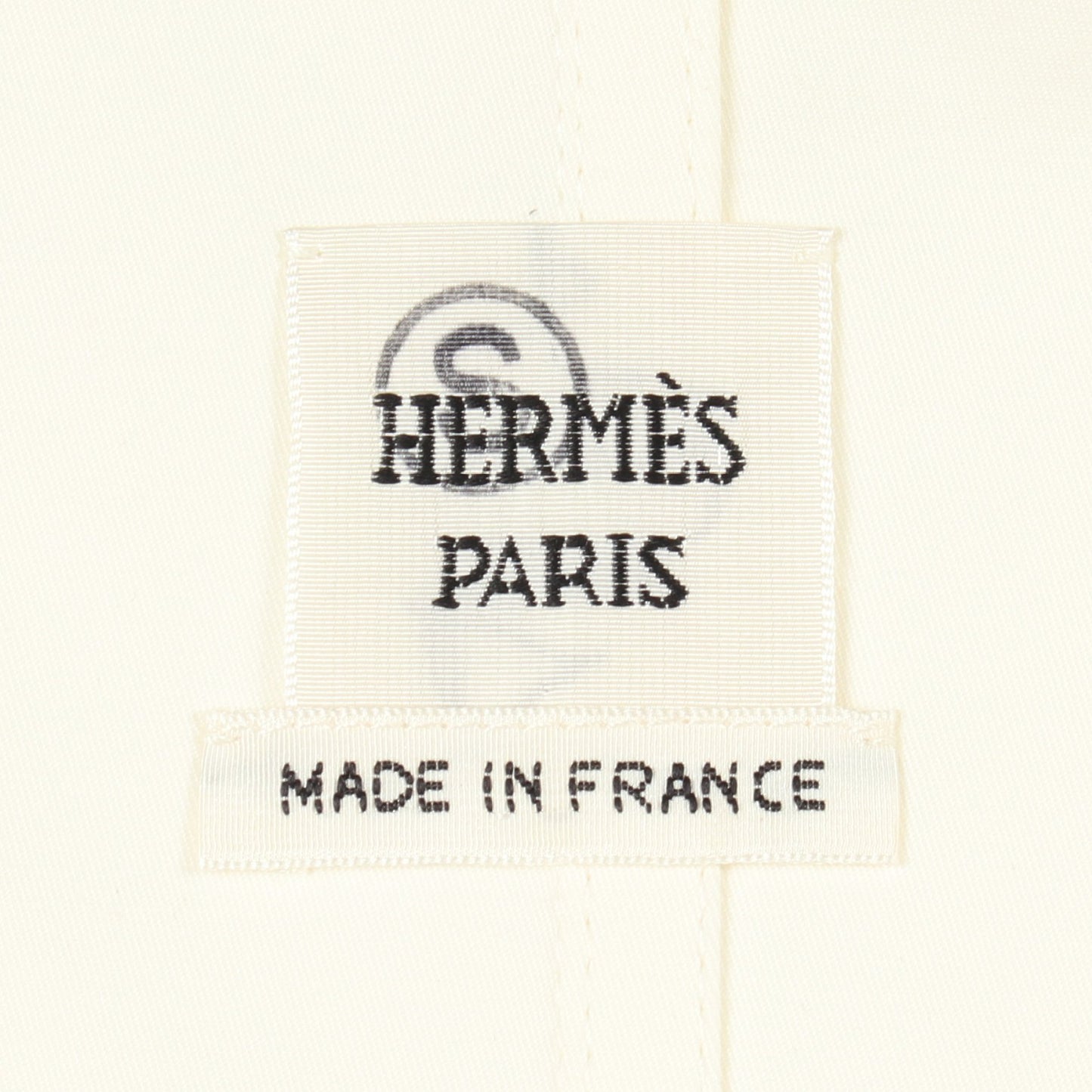 ジップアップ ジャケット コットン ホワイト エルメス アウター HERMES