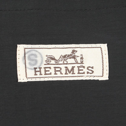 エルビエ デペルラン ジャケット コットン ナイロン ダークグリーン ブラック エルメス アウター HERMES