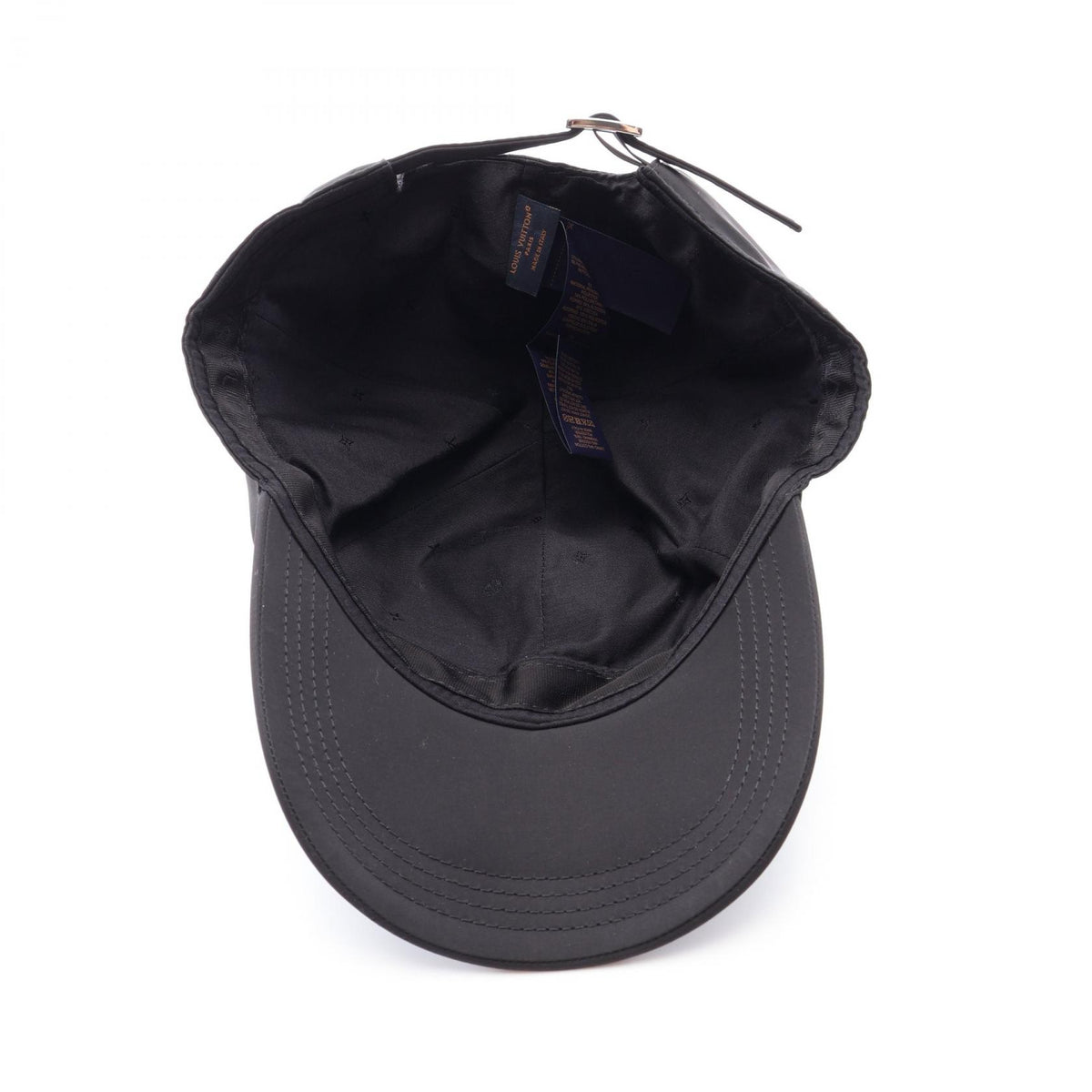 LV スマッシュ レイン キャップ 帽子 コットン ブラック ルイヴィトン 財布・小物 LOUIS VUITTON