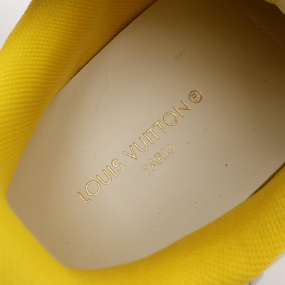 タイムアウトライン モノグラム スニーカー レザー イエロー ホワイト ルイヴィトン シューズ LOUIS VUITTON