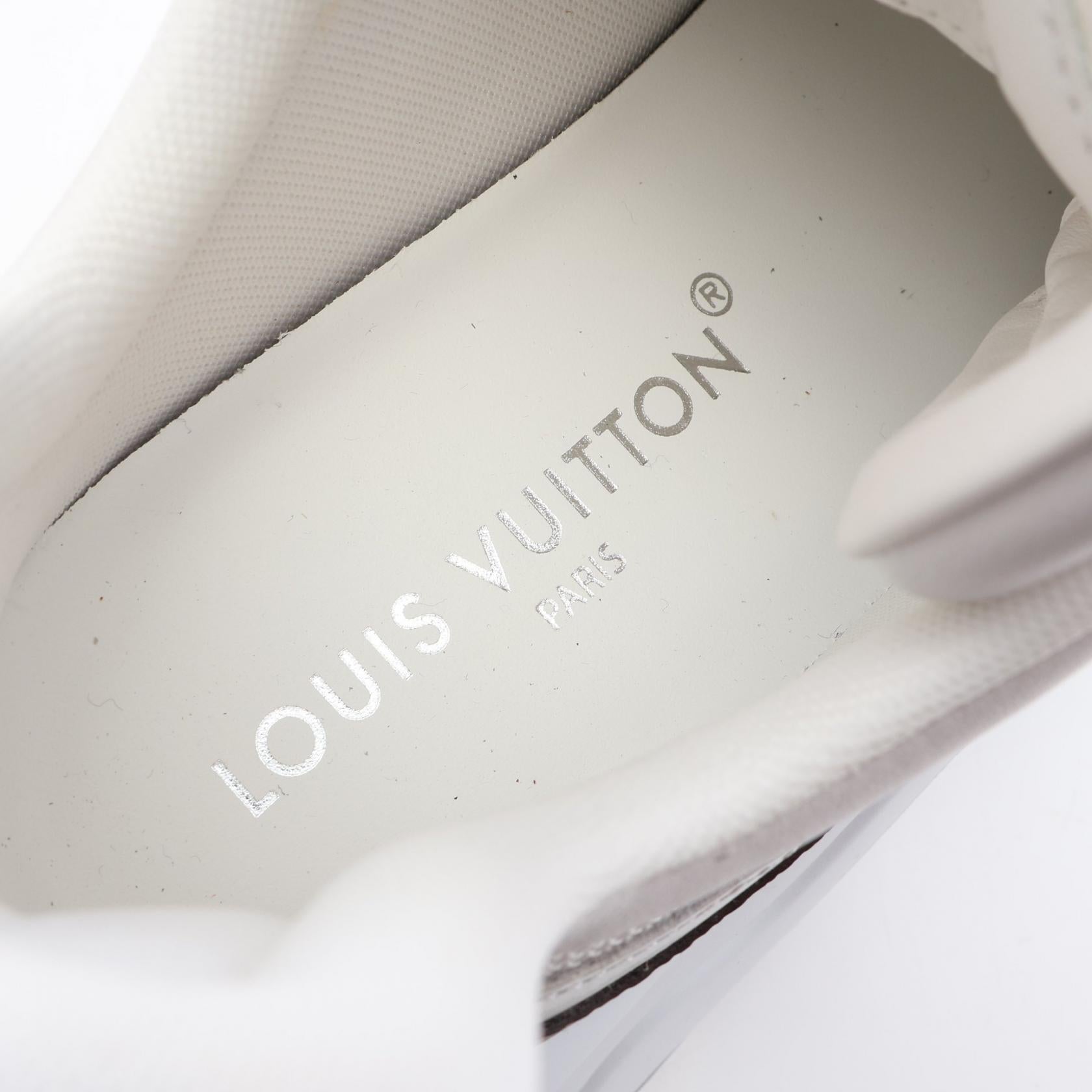 LVアークライト2.0ライン モノグラム スニーカー ファブリック PVC レザー ホワイト ブラウン シルバー ルイヴィトン シューズ LOUIS VUITTON