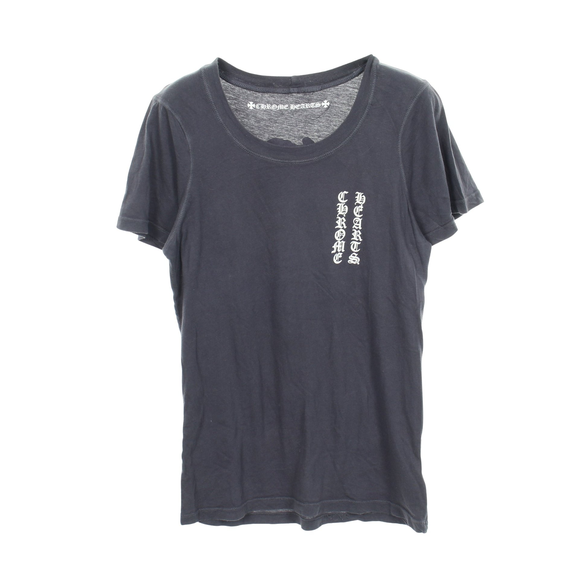 ヴァーティカルロゴ Matty Boy 半袖Tシャツ コットン グレー クロムハーツ トップス Chrome Hearts