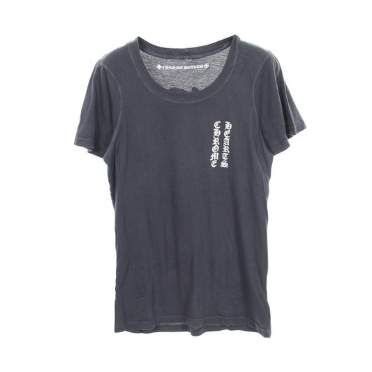 ヴァーティカルロゴ Matty Boy 半袖Tシャツ コットン グレー クロムハーツ トップス Chrome Hearts