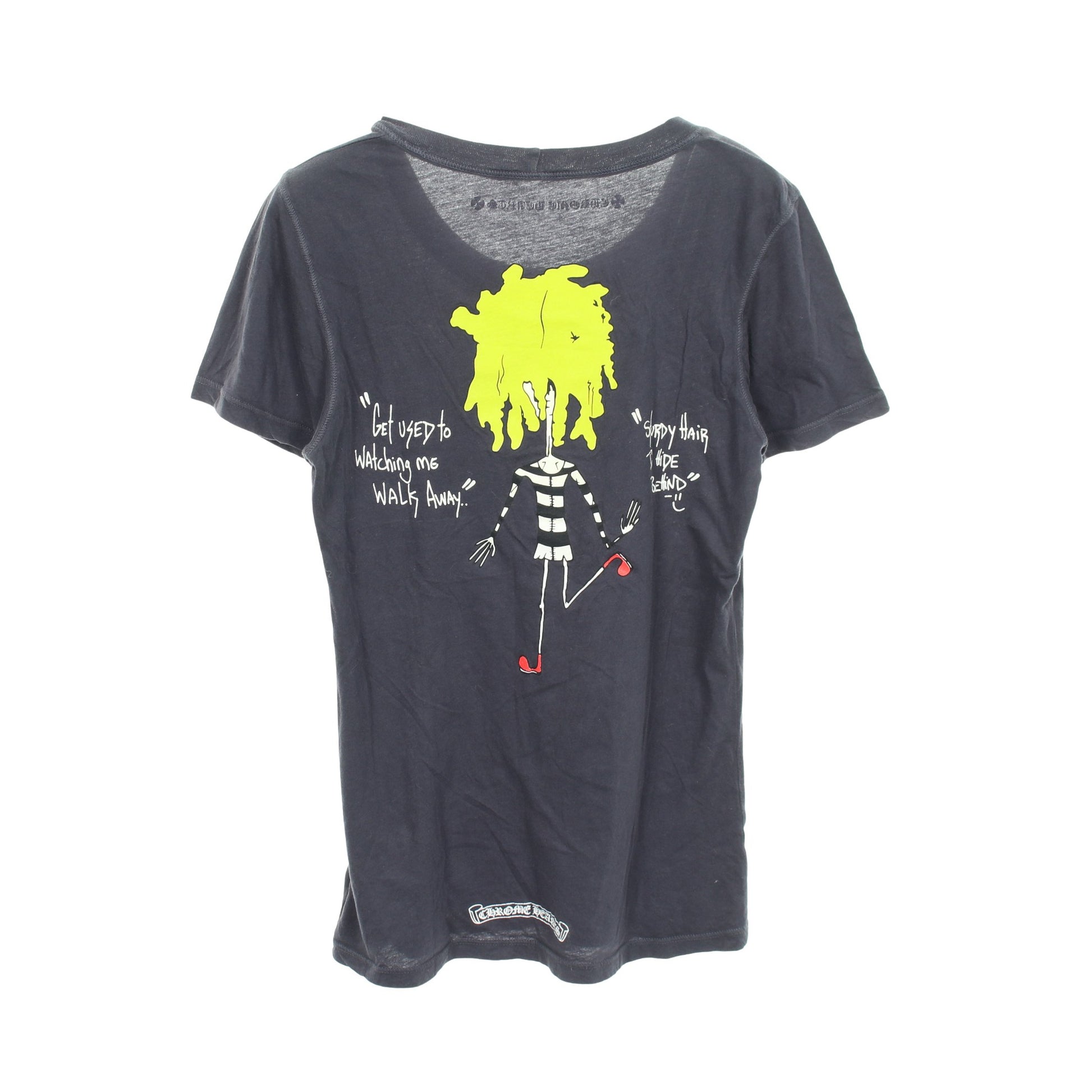 ヴァーティカルロゴ Matty Boy 半袖Tシャツ コットン グレー クロムハーツ トップス Chrome Hearts