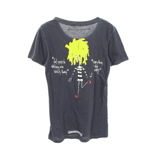 ヴァーティカルロゴ Matty Boy 半袖Tシャツ コットン グレー クロムハーツ トップス Chrome Hearts