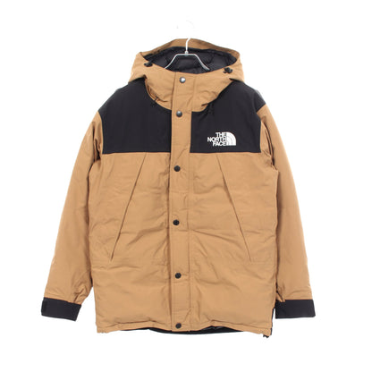 Mountain Down Jacket フード付き ダウンジャケット ナイロン イエローブラウン ブラック ザノースフェイス アウター THE NORTH FACE