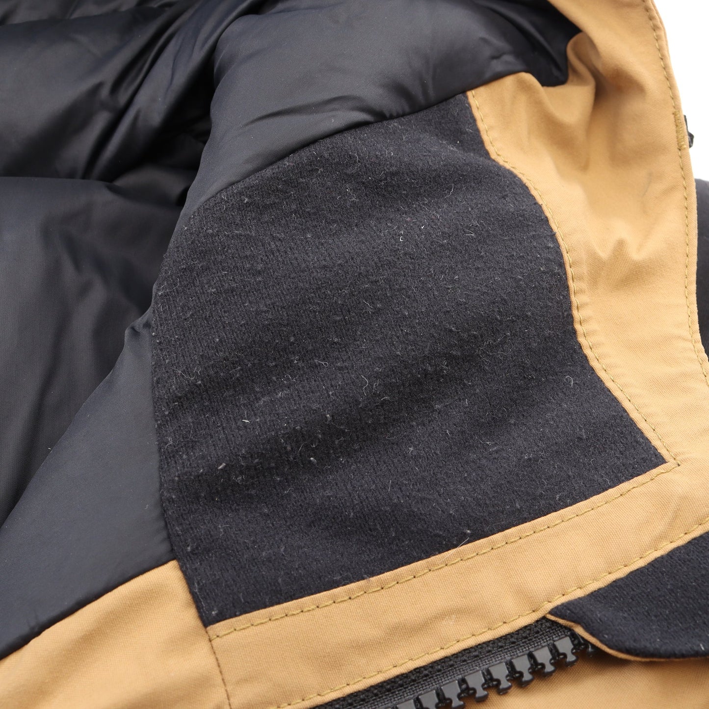 Mountain Down Jacket フード付き ダウンジャケット ナイロン イエローブラウン ブラック ザノースフェイス アウター THE NORTH FACE