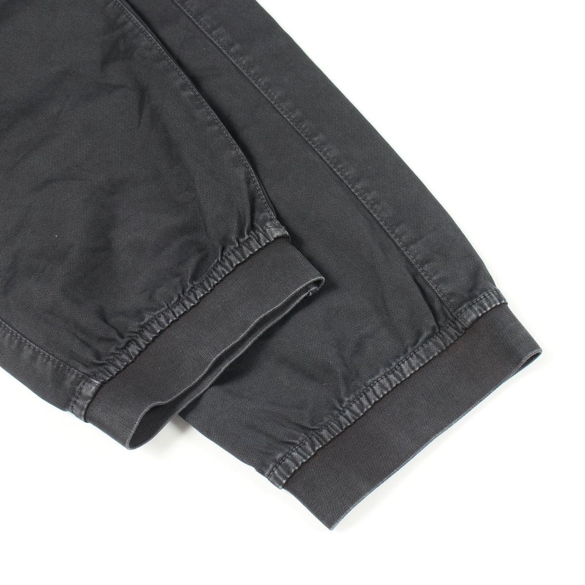 ウォッシュ加工 カーゴパンツ コットン ブラック ストーンアイランド ボトムス Stone Island