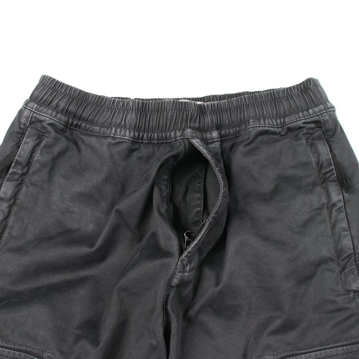 ウォッシュ加工 カーゴパンツ コットン ブラック ストーンアイランド ボトムス Stone Island