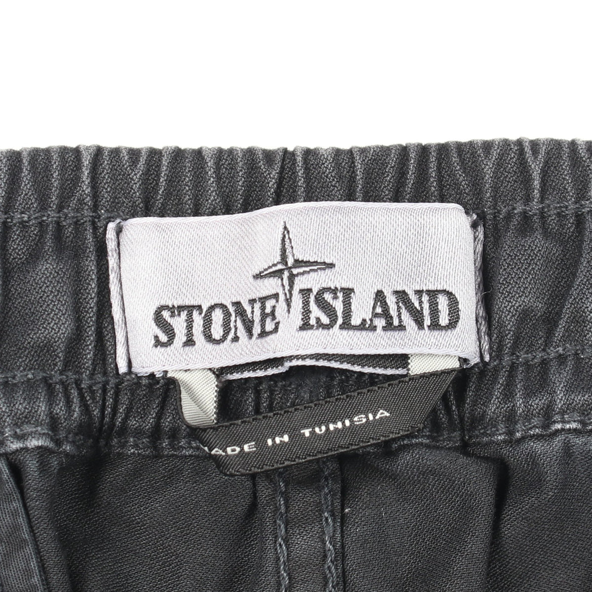 ウォッシュ加工 カーゴパンツ コットン ブラック ストーンアイランド ボトムス Stone Island