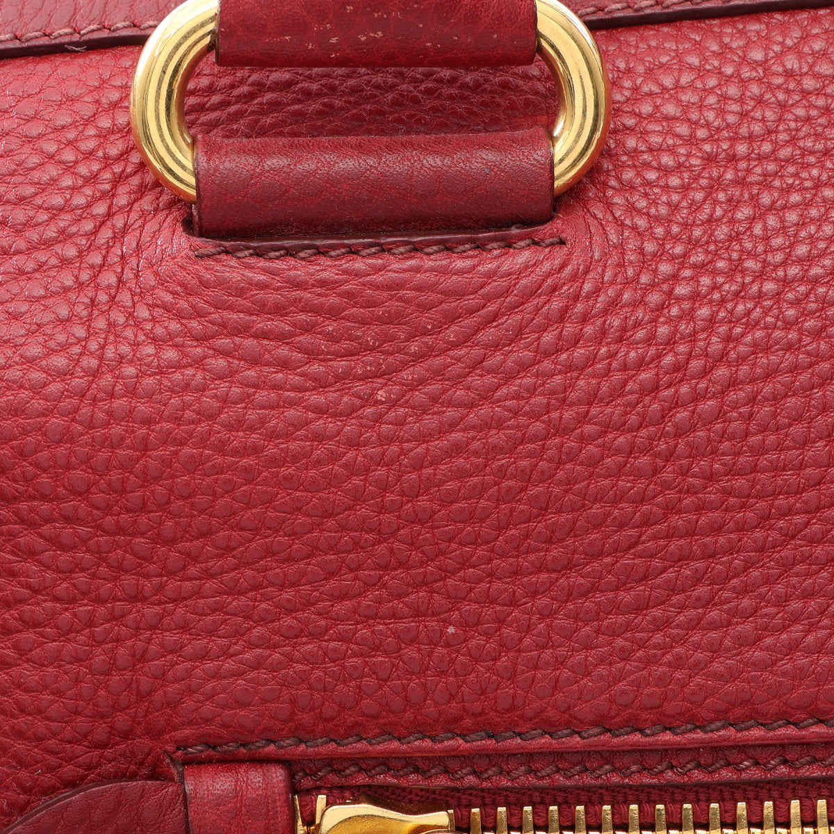 2WAY ハンドバッグ レザー レッド プラダ バッグ PRADA