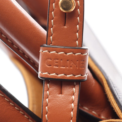ミニ バーティカル カバ トリオンフ 2WAY ハンドバッグ PVC ブラック ブラウン ホワイト セリーヌ バッグ CELINE