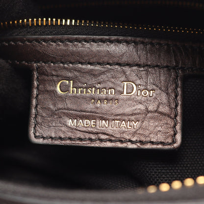 D-Journey バッグ スモール フラット マクロカナージュ ショルダーバッグ カーフレザー ブラック クリスチャンディオール バッグ Christian Dior