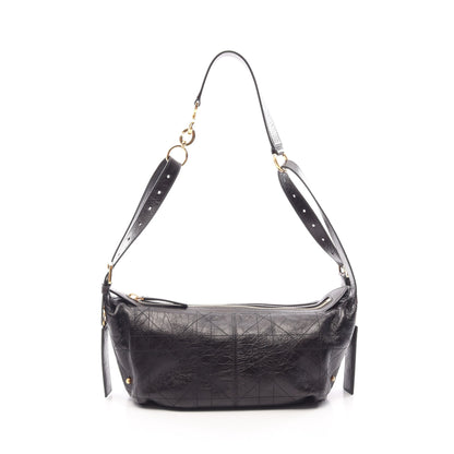 D-Journey バッグ スモール フラット マクロカナージュ ショルダーバッグ カーフレザー ブラック クリスチャンディオール バッグ Christian Dior