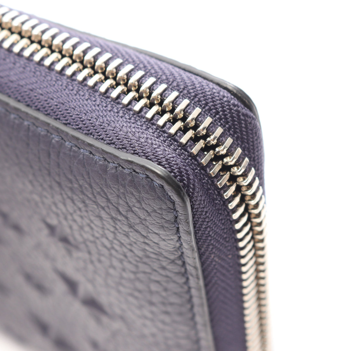 CARNABY スターエンボス ラウンドファスナー長財布 レザー ネイビー ジミーチュウ 財布・小物 JIMMY CHOO