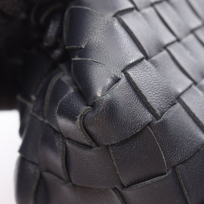 ループ イントレチャート ショルダーバッグ レザー ネイビー ボッテガヴェネタ バッグ BOTTEGA VENETA