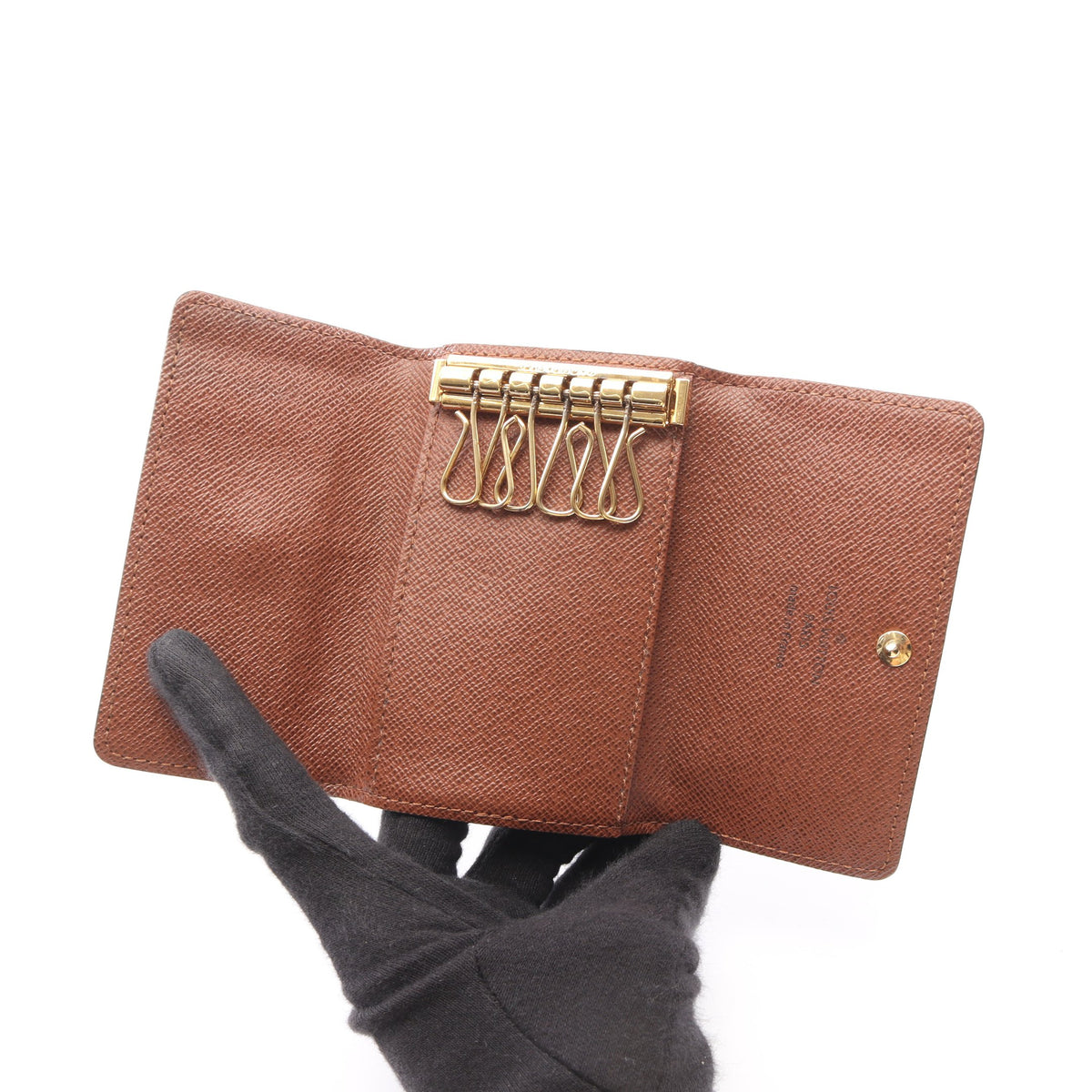 ミュルティクレ6 モノグラム 6連 キーケース PVC ブラウン ルイヴィトン 財布・小物 LOUIS VUITTON