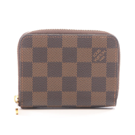 ジッピーコインパース ダミエエベヌ コインケース PVC ブラウン ルイヴィトン 財布・小物 LOUIS VUITTON