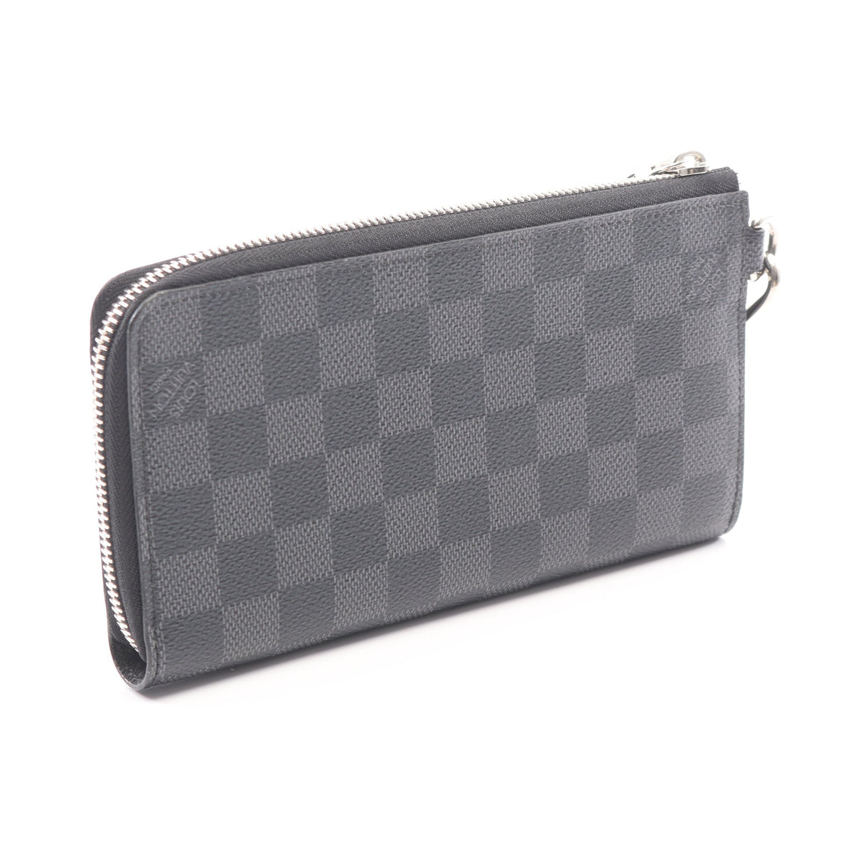 ジッピー ドラゴンヌ ダミエグラフィット L字ファスナー長財布 PVC レザー ブラック ルイヴィトン 財布・小物 LOUIS VUITTON
