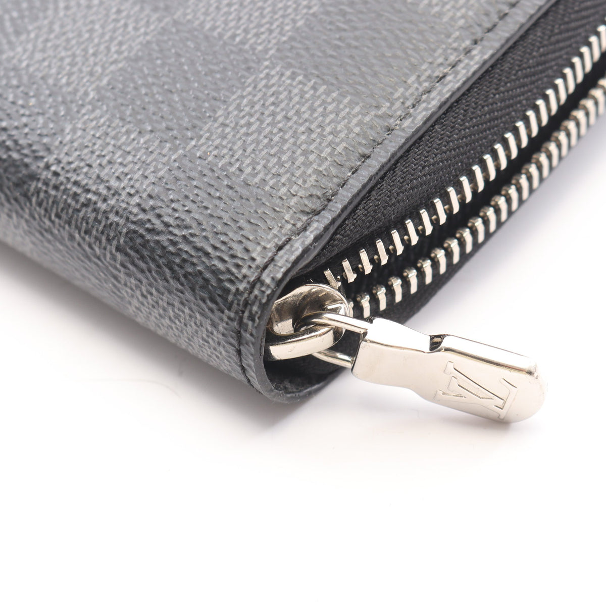 ジッピー ドラゴンヌ ダミエグラフィット L字ファスナー長財布 PVC レザー ブラック ルイヴィトン 財布・小物 LOUIS VUITTON