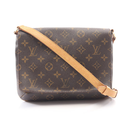 ミュゼットタンゴ ロングストラップ モノグラム ショルダーバッグ PVC レザー ブラウン ルイヴィトン バッグ LOUIS VUITTON