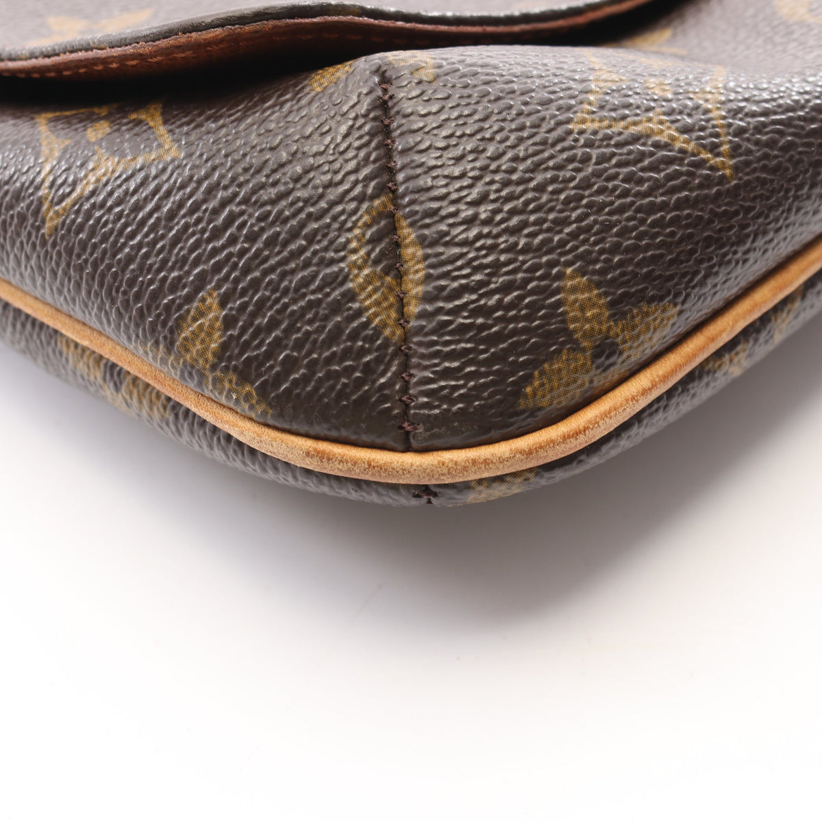 ミュゼットタンゴ ロングストラップ モノグラム ショルダーバッグ PVC レザー ブラウン ルイヴィトン バッグ LOUIS VUITTON