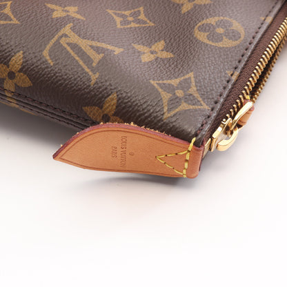 イエナPM モノグラム ショルダーバッグ トートバッグ PVC レザー ブラウン ルイヴィトン バッグ LOUIS VUITTON
