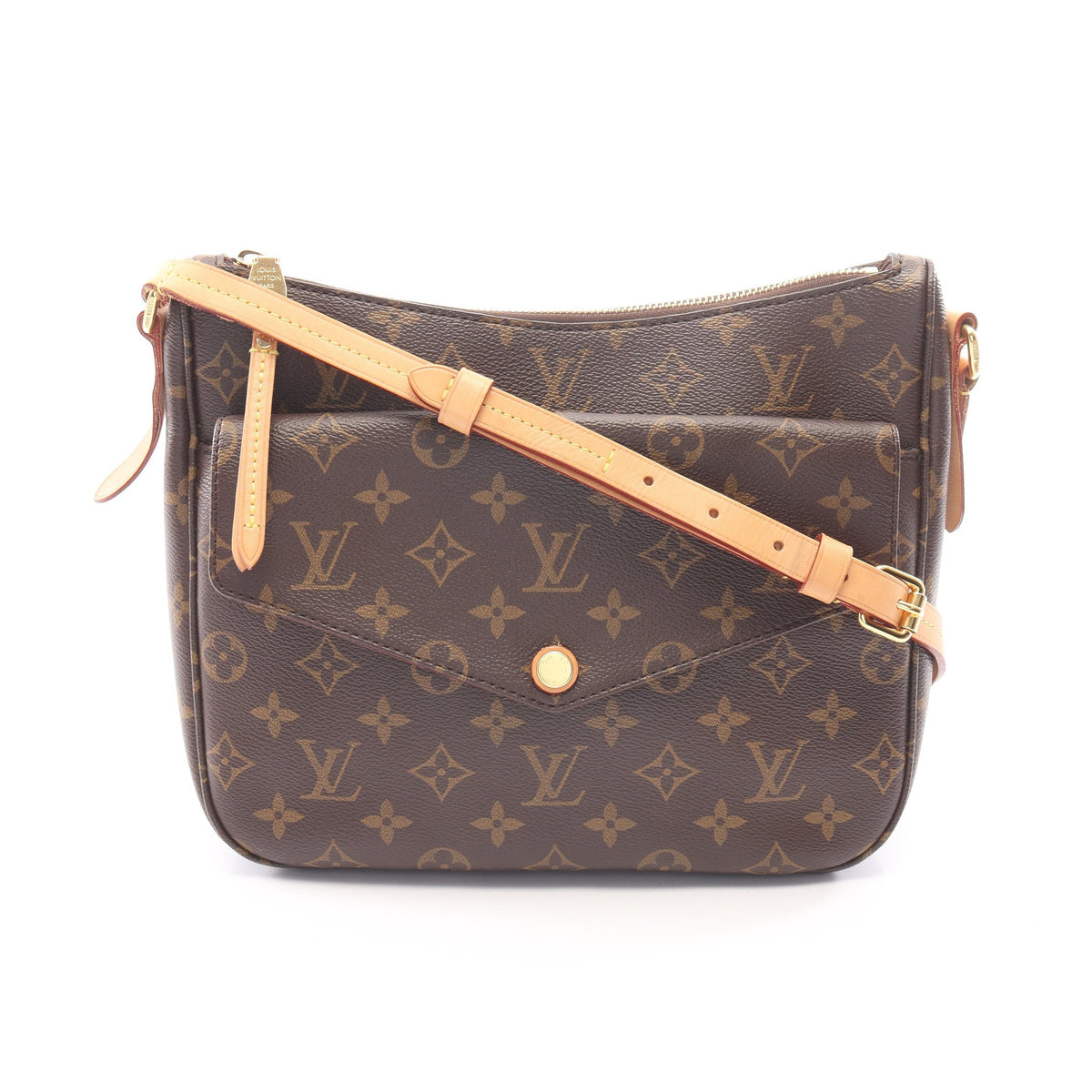 マビヨン モノグラム ショルダーバッグ PVC レザー ブラウン ルイヴィトン バッグ LOUIS VUITTON