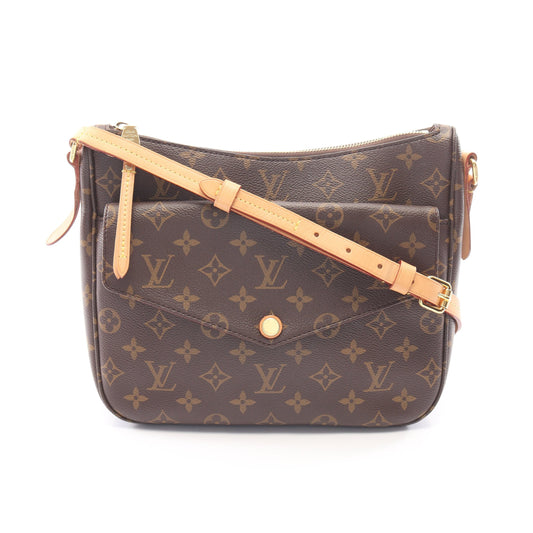 マビヨン モノグラム ショルダーバッグ PVC レザー ブラウン ルイヴィトン バッグ LOUIS VUITTON