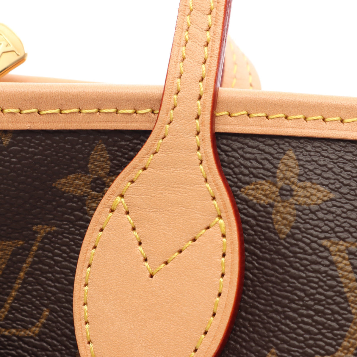 ネヴァーフルBB モノグラム ベージュ 2WAY ハンドバッグ PVC レザー ブラウン ルイヴィトン バッグ LOUIS VUITTON