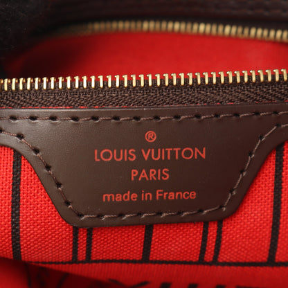 ネヴァーフルPM ダミエエベヌ ハンドバッグ トートバッグ PVC レザー ブラウン ルイヴィトン バッグ LOUIS VUITTON