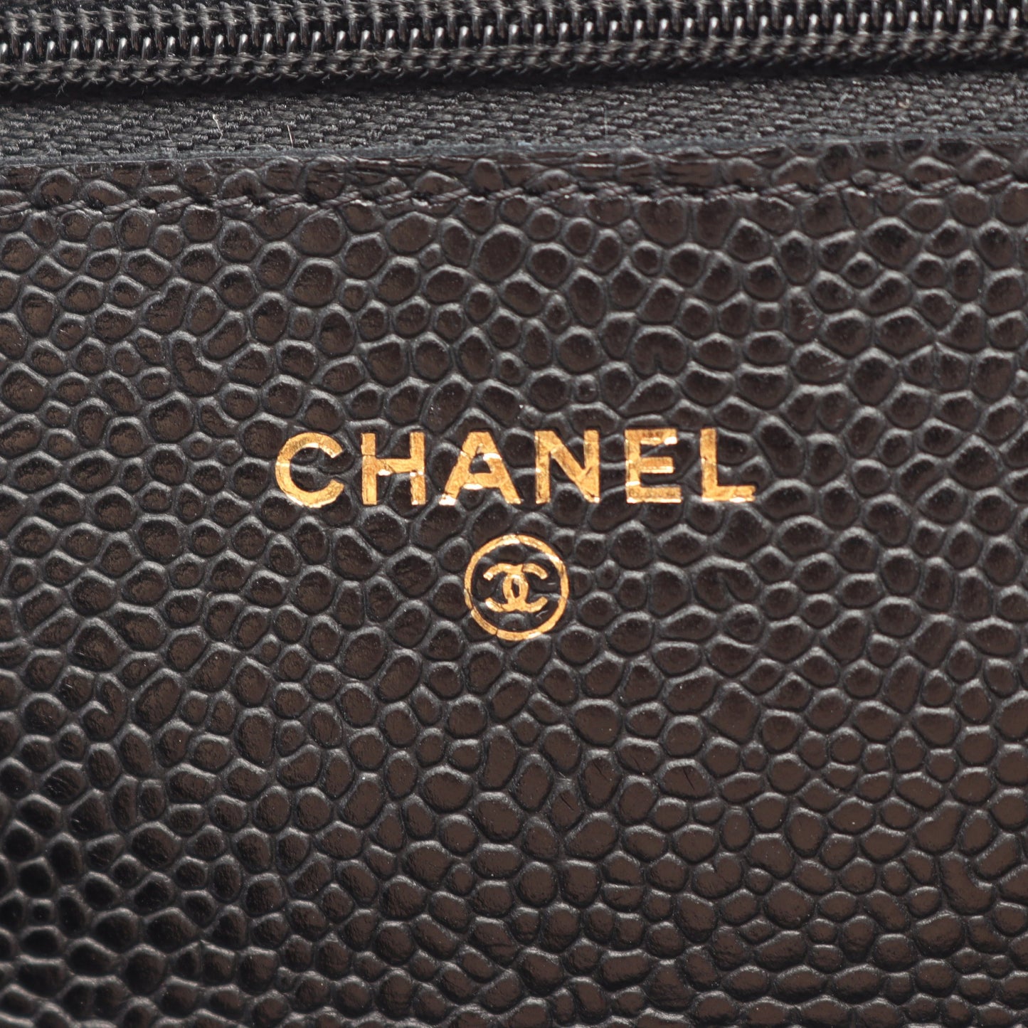 マトラッセ チェーンウォレット キャビアスキン ブラック ゴールド金具 シャネル バッグ CHANEL